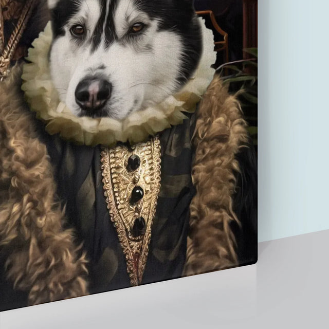 Królewski Portret: Szlachcic z Pupilem - Wydruk z Twoim Zdjęciem