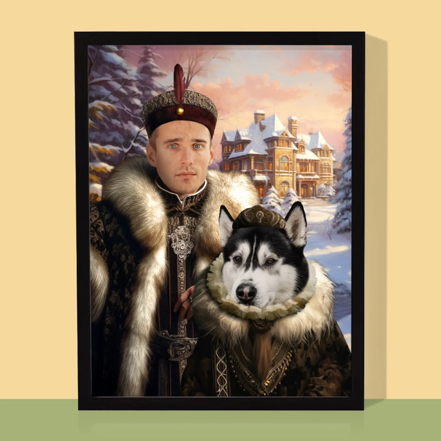 Królewski Portret: Szlachta - Wydruk z Twoim Zdjęciem