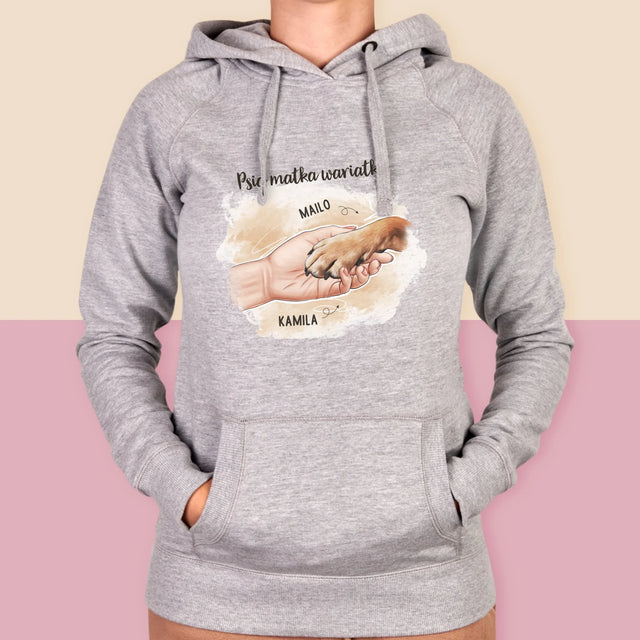Kreator Postaci: Psia Matka - Bluza Damska z Kapturem