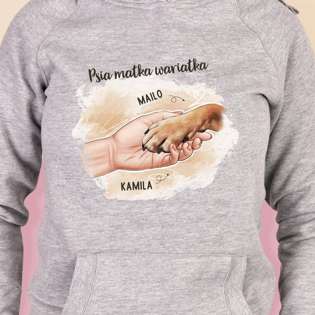 Kreator Postaci: Psia Matka - Bluza Damska z Kapturem