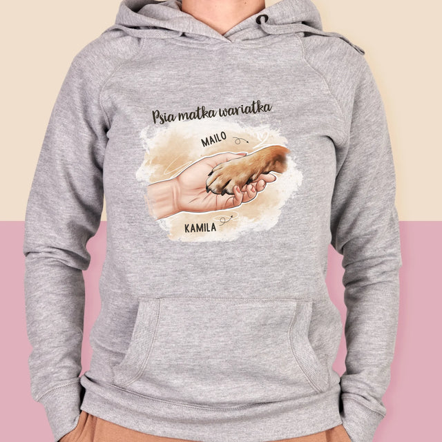 Kreator Postaci: Psia Matka - Bluza Damska z Kapturem