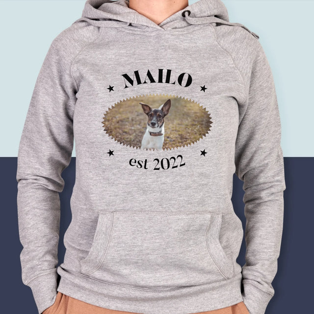 Zdjęcie i Podpis: Pies Established - Bluza Damska z Kapturem