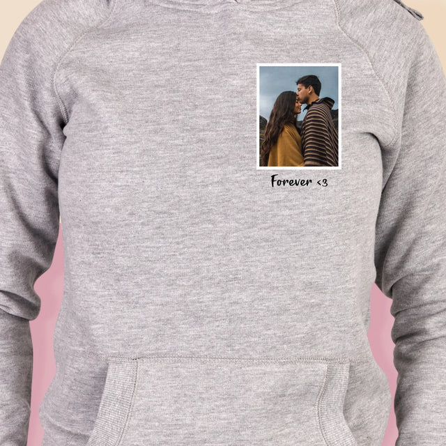 Zdjęcie i Podpis: Zdjęcie w Ramce - Bluza Damska z Kapturem