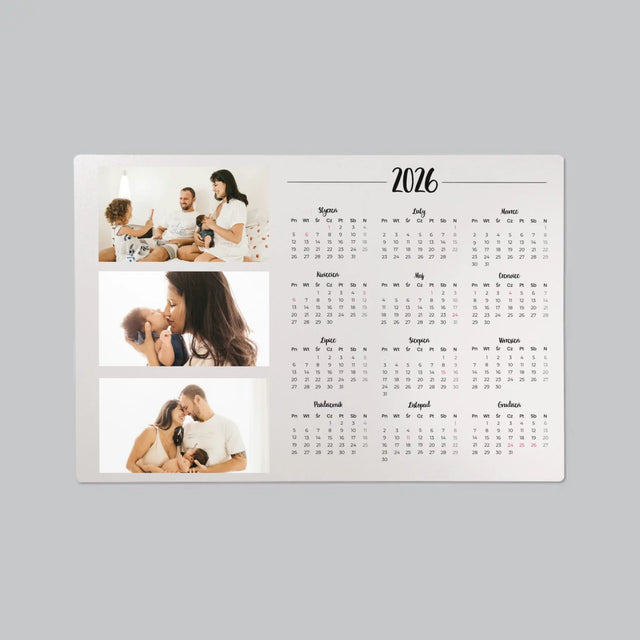 Fotokolaż: Twój Kalendarz - Podkładka Na Biurko