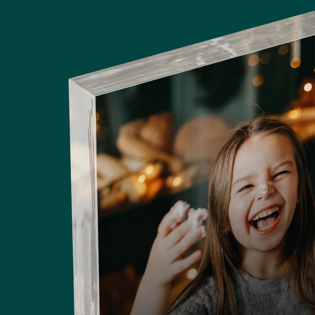 Zdjęcie I Podpis: Świąteczne - Blok Akrylowy z Nadrukiem