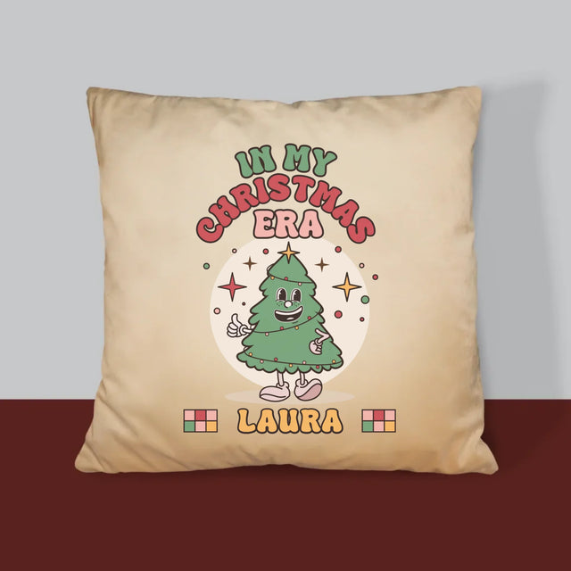 Imię I Podpis: In My Christmas Era - Poduszka z Nadrukiem