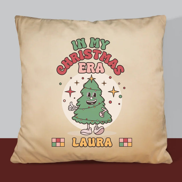 Imię I Podpis: In My Christmas Era - Poduszka z Nadrukiem