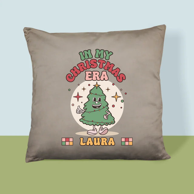 Imię I Podpis: In My Christmas Era - Poduszka z Nadrukiem
