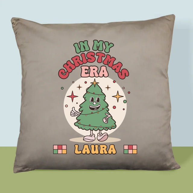 Imię I Podpis: In My Christmas Era - Poduszka z Nadrukiem