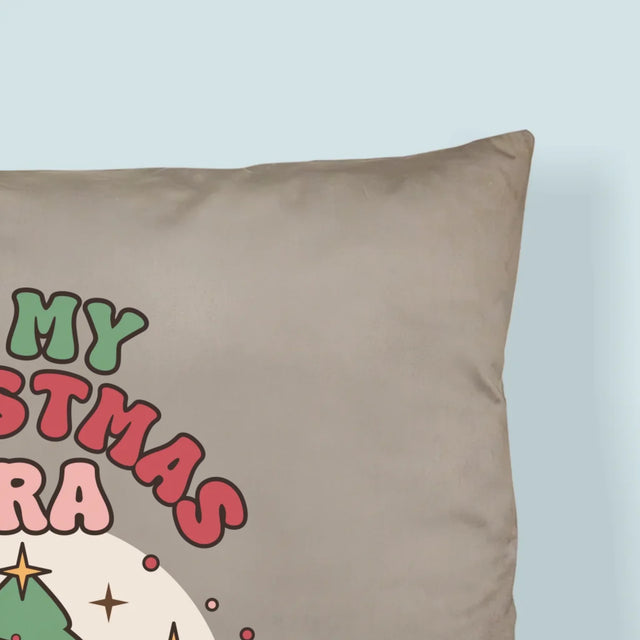 Imię I Podpis: In My Christmas Era - Poduszka z Nadrukiem