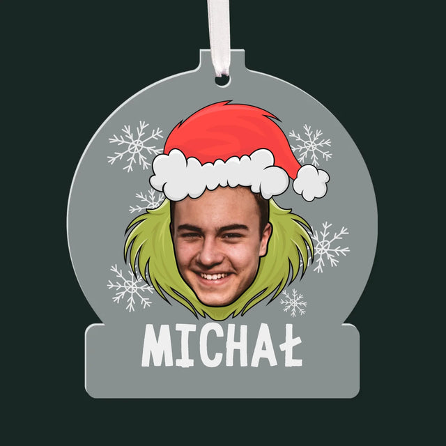 Twoja Postać: Grinch - Bombka Świąteczna Kula
