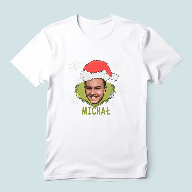 Twoja Postać: Grinch - Koszulka Męska z Nadrukiem