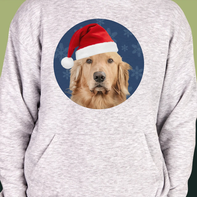 Zdjęcie I Podpis: Twój Pies Świąteczny - Bluza Męska Z Kapturem