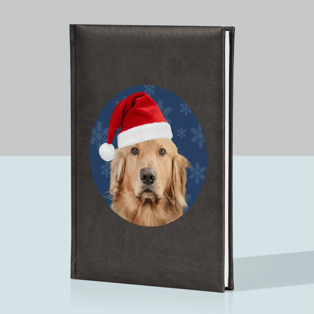 Zdjęcie I Podpis: Twój Pies Świąteczny - Notes Książkowy z Nadrukiem