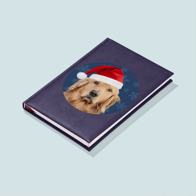 Zdjęcie I Podpis: Twój Pies Świąteczny - Notes Książkowy z Nadrukiem