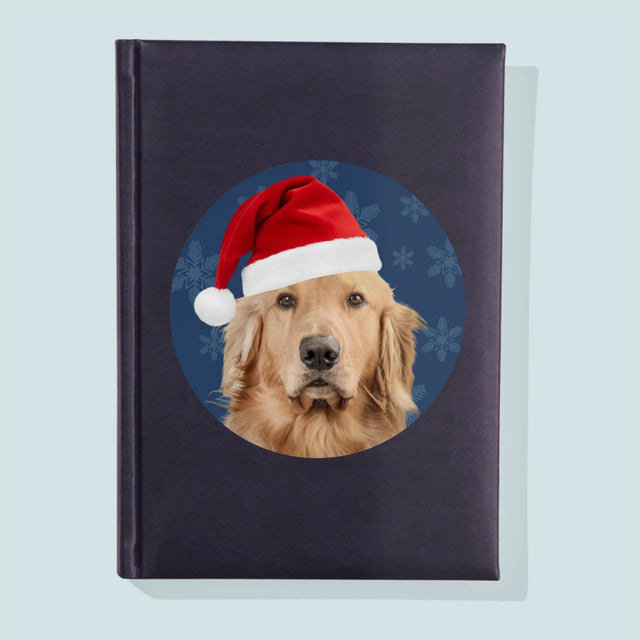 Zdjęcie I Podpis: Twój Pies Świąteczny - Notes Książkowy z Nadrukiem