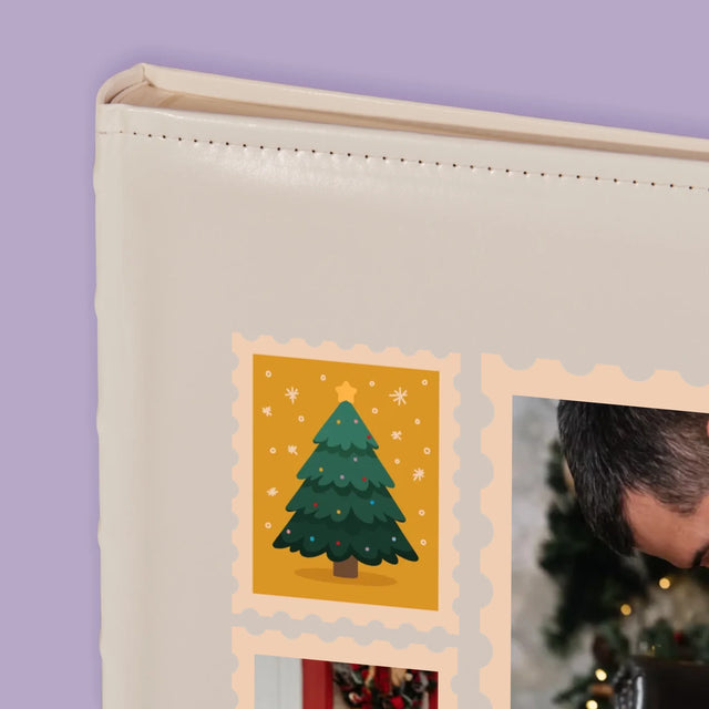 Fotokolaż: Świąteczne Znaczki Pocztowe - Album Na Zdjęcia