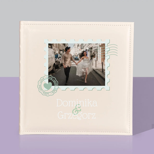 Zdjęcie i Podpis: Ślubna Pocztówka - Album Na Zdjęcia