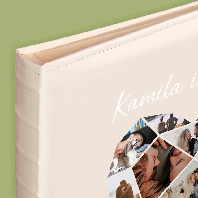 Fotokolaż: Serce Geometryczne - Album Na Zdjęcia