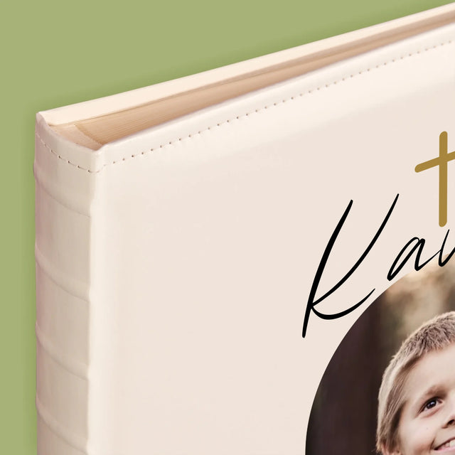 Zdjęcie i Podpis: Pamiątka Komunii Klasyczna - Album Na Zdjęcia