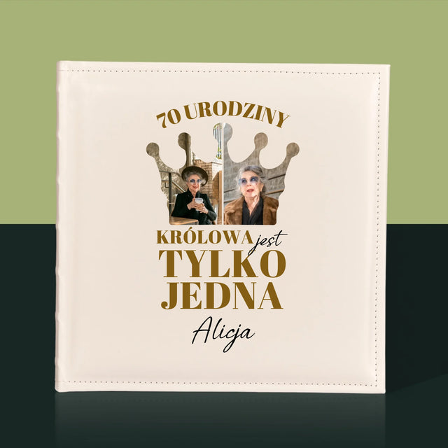 Kształt Ze Zdjęć: 70 Urodziny Królowa - Album Na Zdjęcia