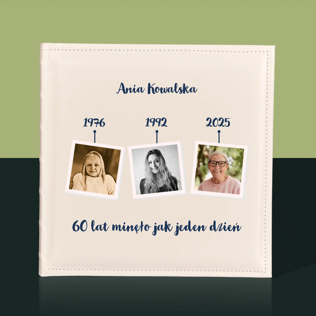 Fotokolaż: 60 Lat Minęło Jak Jeden Dzień - Album Na Zdjęcia