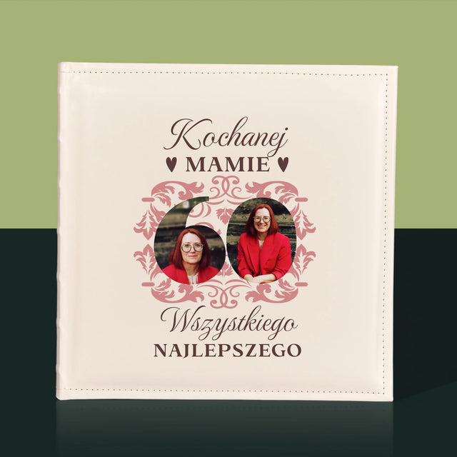 Słowo Ze Zdjęć: Kochanej Mamie z Okazji 60 Urodzin - Album Na Zdjęcia