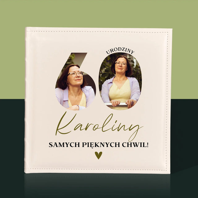 Słowo Ze Zdjęć: 60 Urodziny Samych Pięknych Chwil - Album Na Zdjęcia