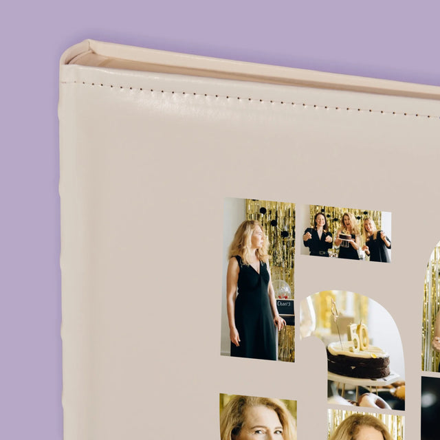 Kształt Ze Zdjęć: 50 Urodziny Życzenia - Album Na Zdjęcia