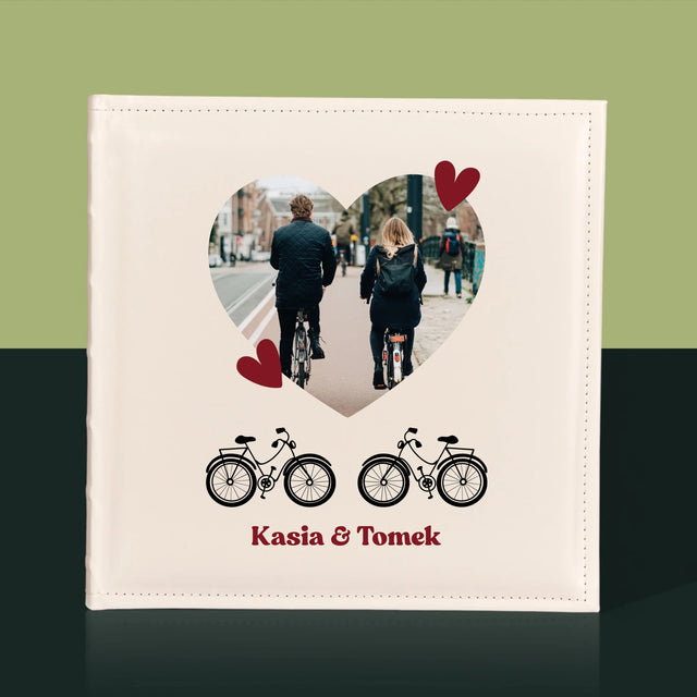 Zdjęcie I Podpis: Rowerowa Para - Album Na Zdjęcia