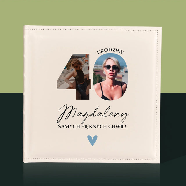 Słowo Ze Zdjęć: 40 Urodziny Piękne Chwile - Album Na Zdjęcia