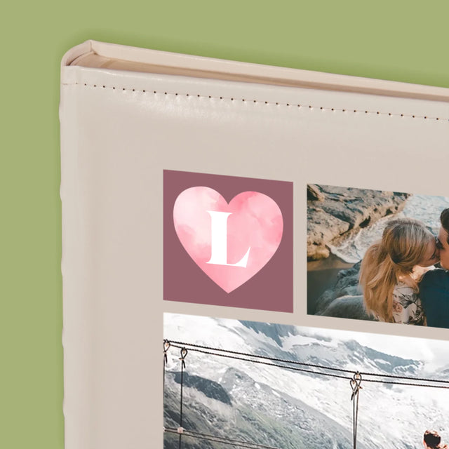 Fotokolaż: Serduszka Love - Album Na Zdjęcia