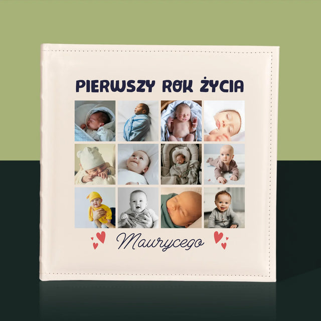 Fotokolaż: Pierwszy Rok Życia - Album Na Zdjęcia