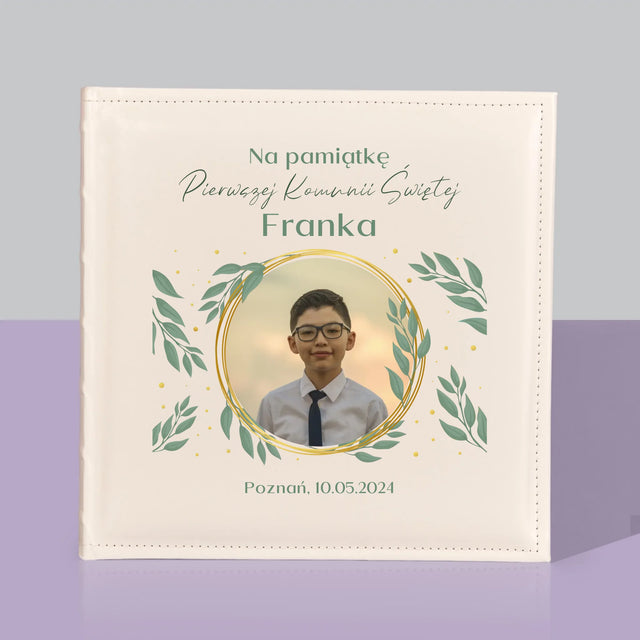 Zdjęcie i Podpis: z Okazji Pierwszej Komunii Świętej - Album Na Zdjęcia