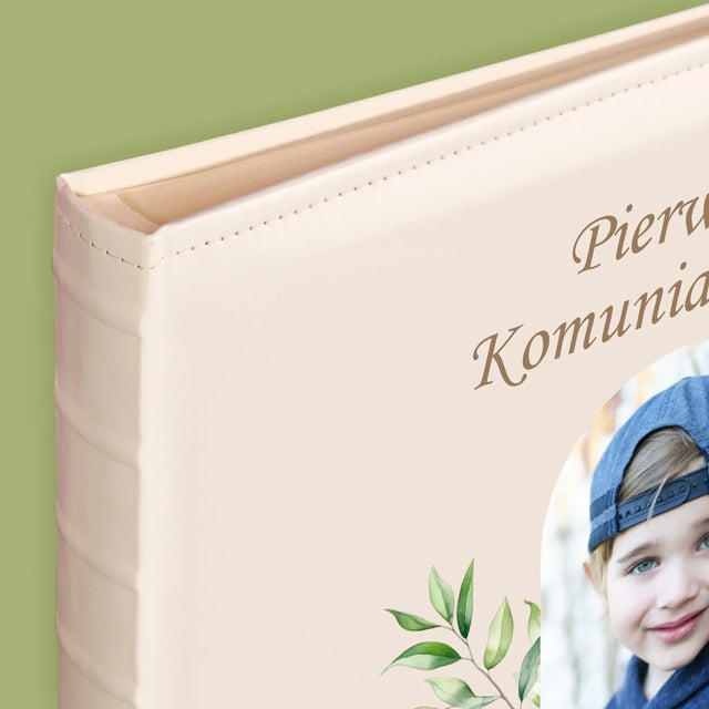 Zdjęcie i Podpis: Pierwsza Komunia Święta Życzenia - Album Na Zdjęcia