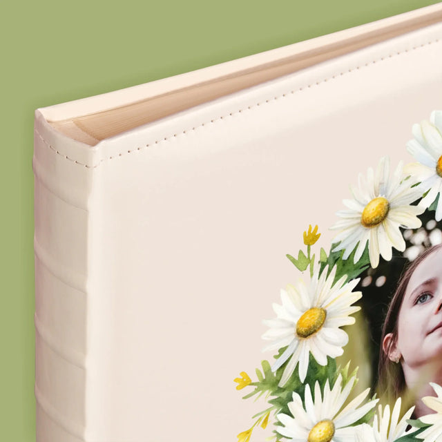 Zdjęcie i Podpis: Pamiątka Komunii Świętej Stokrotki - Album Na Zdjęcia