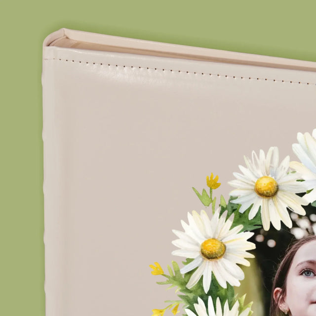 Zdjęcie i Podpis: Pamiątka Komunii Świętej Stokrotki - Album Na Zdjęcia