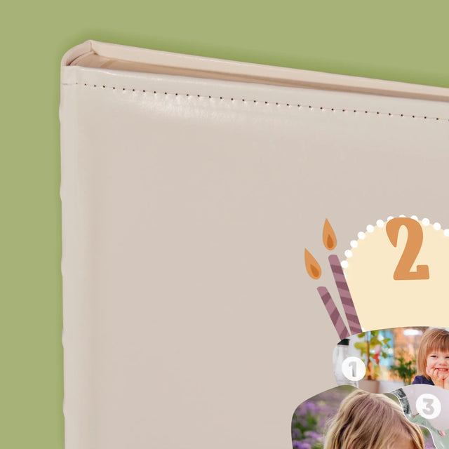 Kształt Ze Zdjęć: Urodzinowy Tort - Album Na Zdjęcia