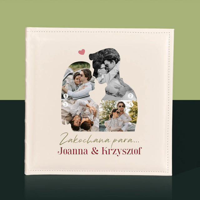 Kształt Ze Zdjęć: Zakochana Para - Album Na Zdjęcia
