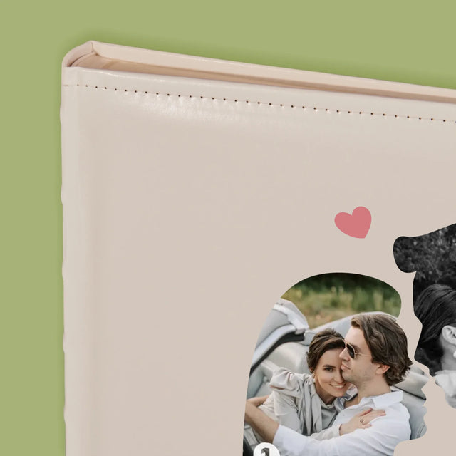 Kształt Ze Zdjęć: Zakochana Para - Album Na Zdjęcia