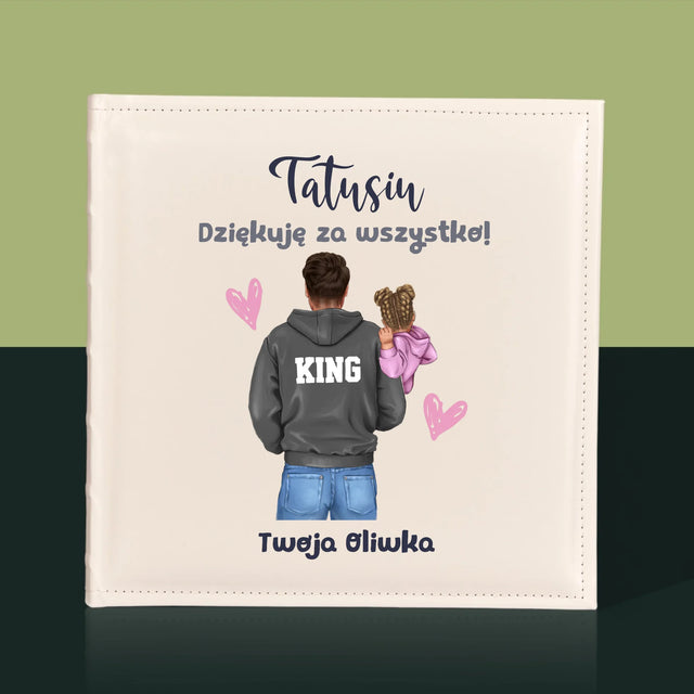 Kreator Postaci: Tata z Dzieckiem - Album Na Zdjęcia