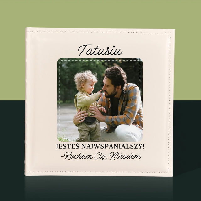 Zdjęcie i Podpis: Najwspanialszy Tata - Album Na Zdjęcia