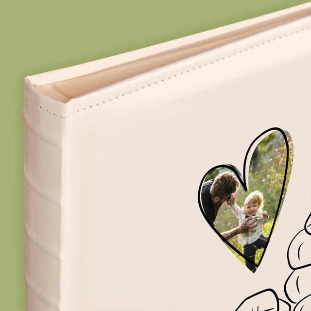 Zdjęcie i Podpis: Tata Dziecko Rączka - Album Na Zdjęcia