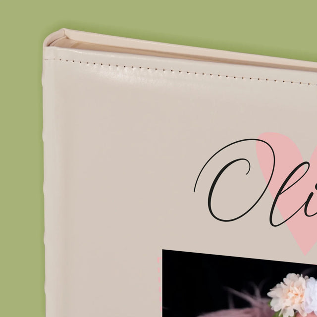 Metryczka Dziecka: Serduszko Dziewczynka - Album Na Zdjęcia