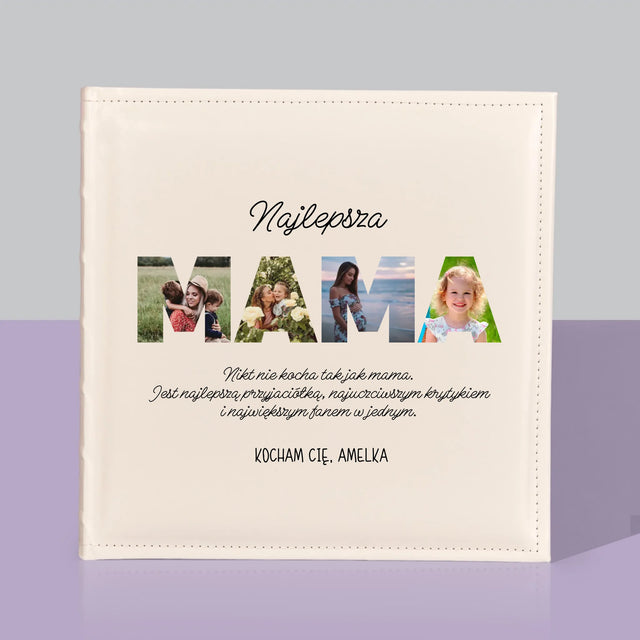 Słowo Ze Zdjęć: Najwspanialsza Mama Na Świecie - Album Na Zdjęcia