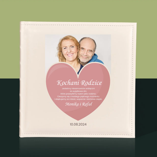Zdjęcie i Podpis: Ukochani Rodzice - Album Na Zdjęcia