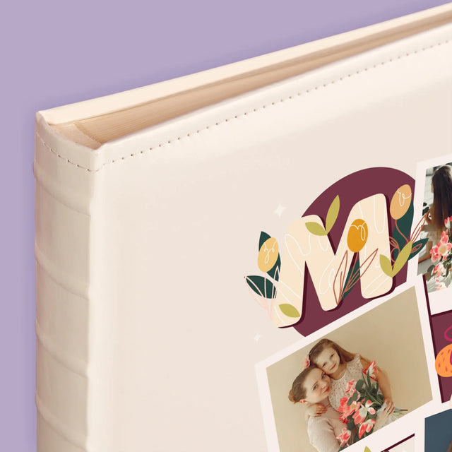 Fotokolaż: Literki Mama - Album Na Zdjęcia