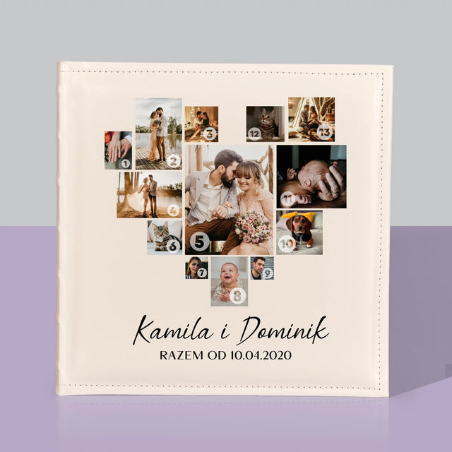 Fotokolaż: Serce - Album Na Zdjęcia