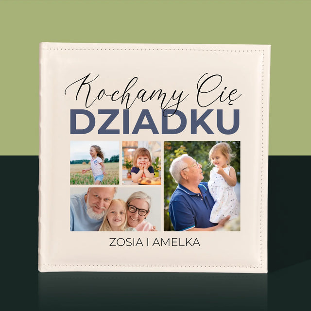 Fotokolaż: Kochamy Cię Dziadku - Album Na Zdjęcia