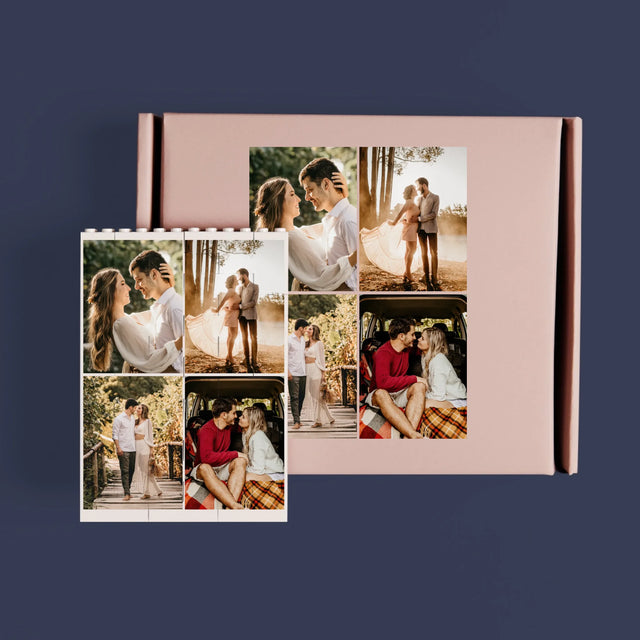 Fotokolaż: 4 Zdjęcia - Klocki LEGO z Nadrukiem